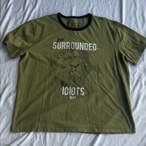 Disney Olive Green Scar Graphic Tee